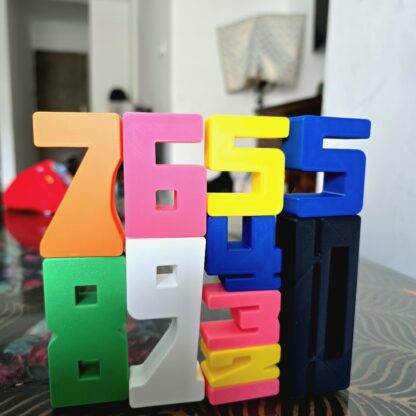 Addition Number Blocks - Colourful