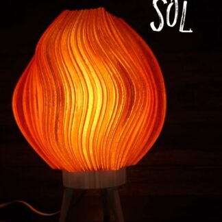 Halofy Me SOL - The Sculptural Flame Lamp