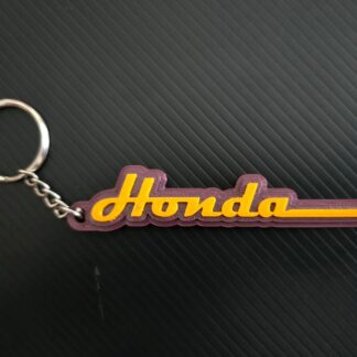 Honda Keychain Cursive
